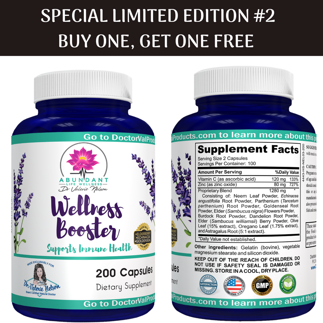 Wellness Booster - Formula #2 *****BUY ONE -- GET ONE FREE ***LIMITED EDITION***