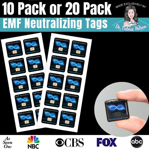 Cell Phone EMF Radiation Protection Neutralizers - Choose 5 or 10 or 20 Pack For Pricing